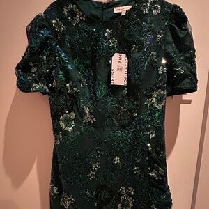 XL Dress The Population “ Brittany Dress” - sequin floral mini dress  WITH TAGS